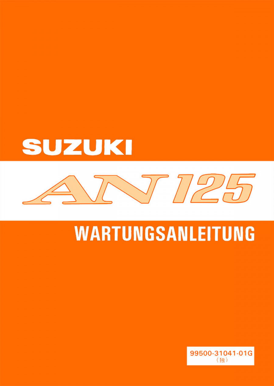 Suzuki AN125 Reparaturanleitung