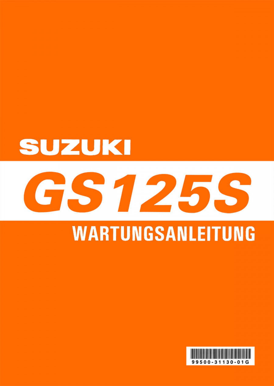 Suzuki GS125S Reparaturanleitung