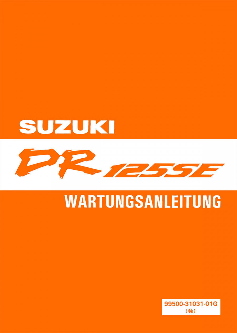 Suzuki DR125SE Reparaturanleitung