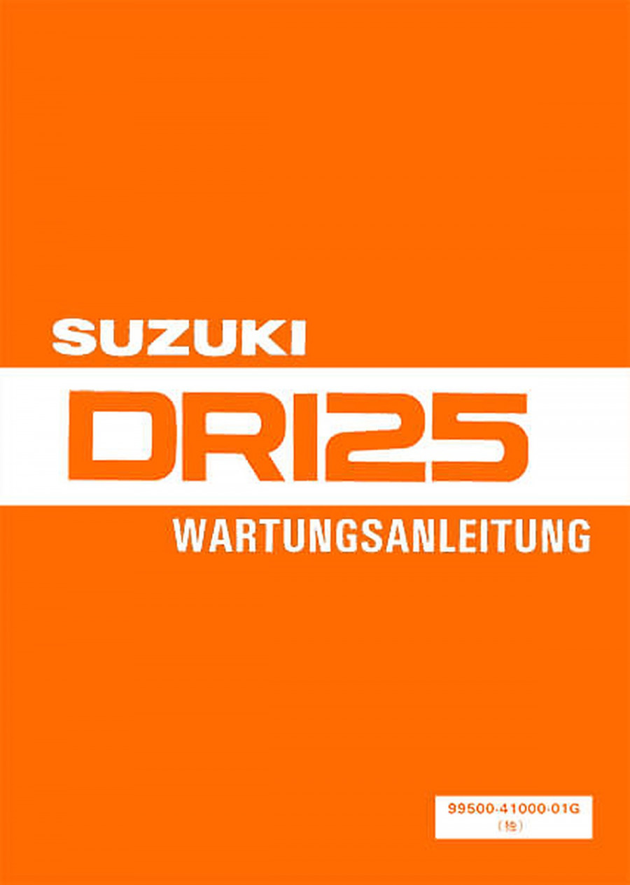 Suzuki DR125 Reparaturanleitung