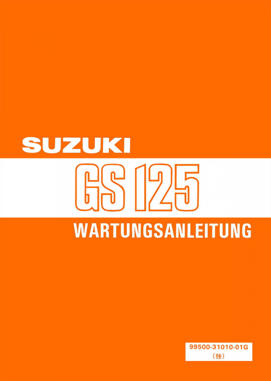 Suzuki GS125 Reparaturanleitung