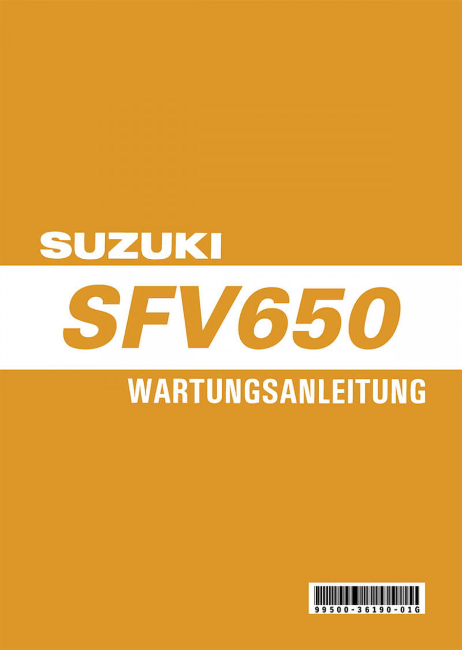Suzuki SFV650 Reparaturanleitung