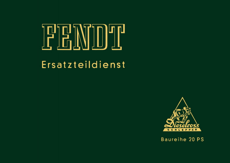 Fendt Baureihe 20PS -  F240G F20G6 F20GH F20H6 Ersatzteilkatalog