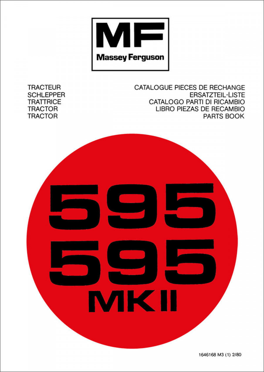 Massey-Ferguson MF595 und MF595 MK2 Ersatzteilkatalog