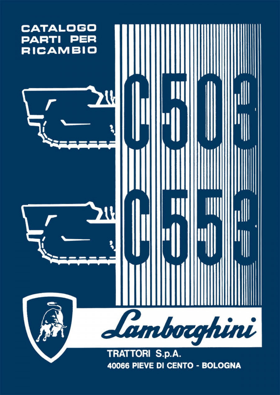 Lamborghini C503 und C553 Ersatzteilkatalog