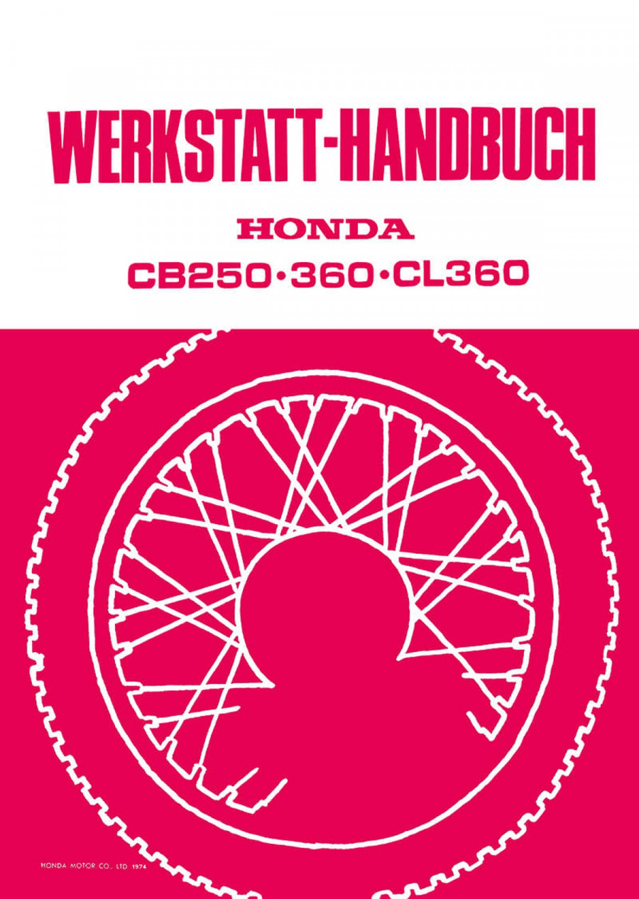 Honda CB250 360 CL360 Reparaturanleitung