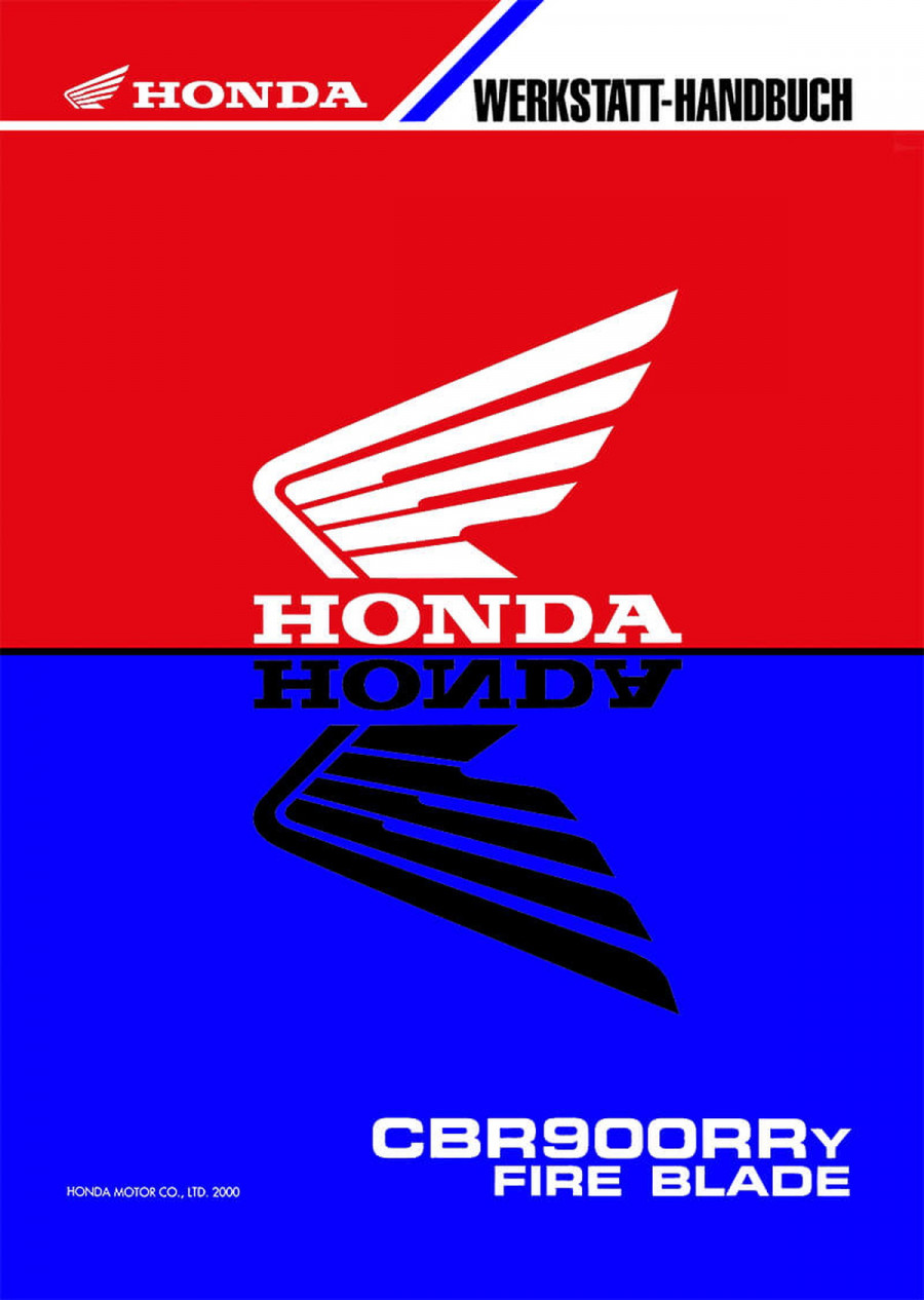 Honda CBR900RR Fire Blade Reparaturanleitung