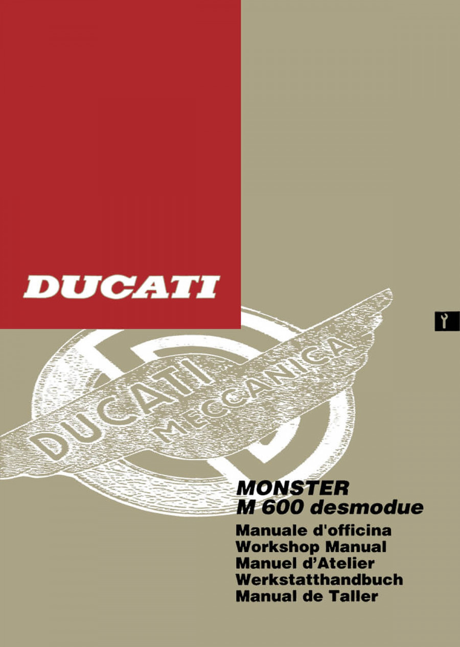 Ducati Monster M600 desmodue Werkstatthandbuch