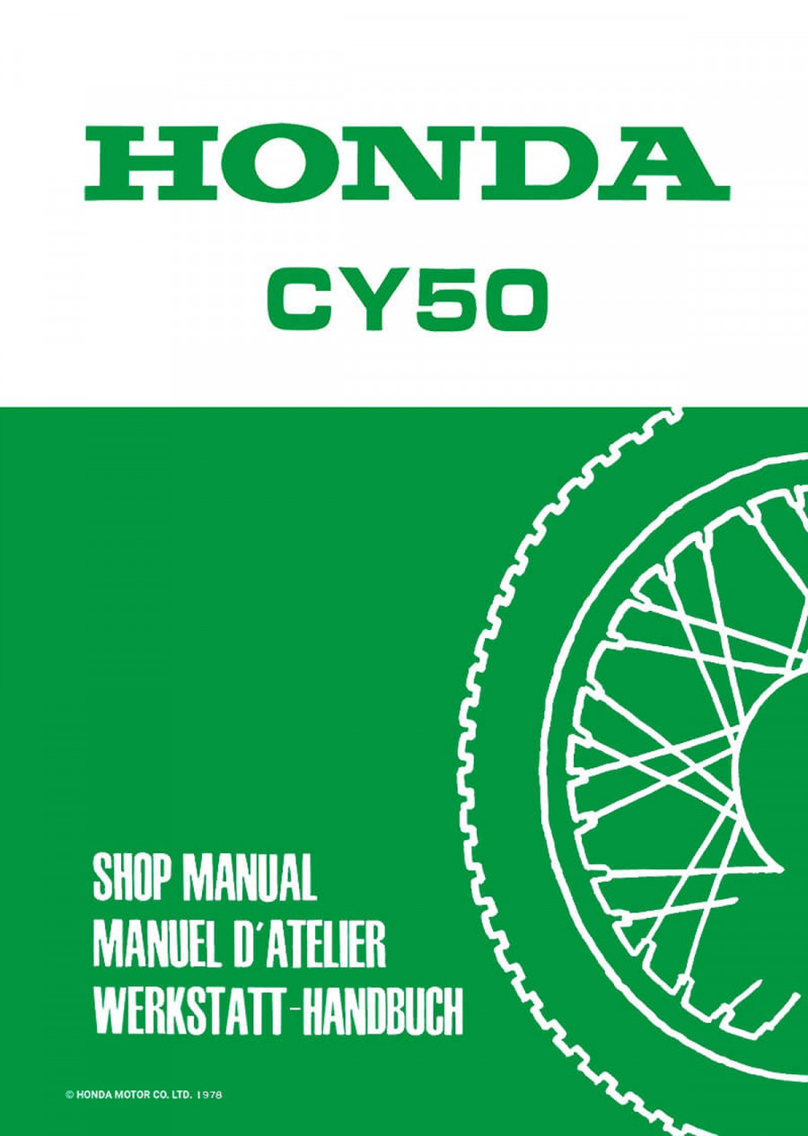 Honda CY50 Reparaturanleitung