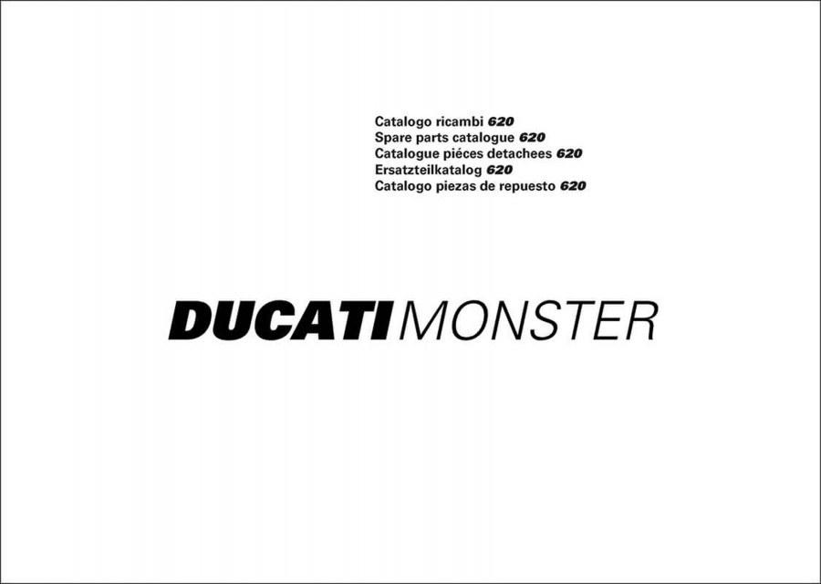 Ducati  620 Monster Ersatzteilkatalog