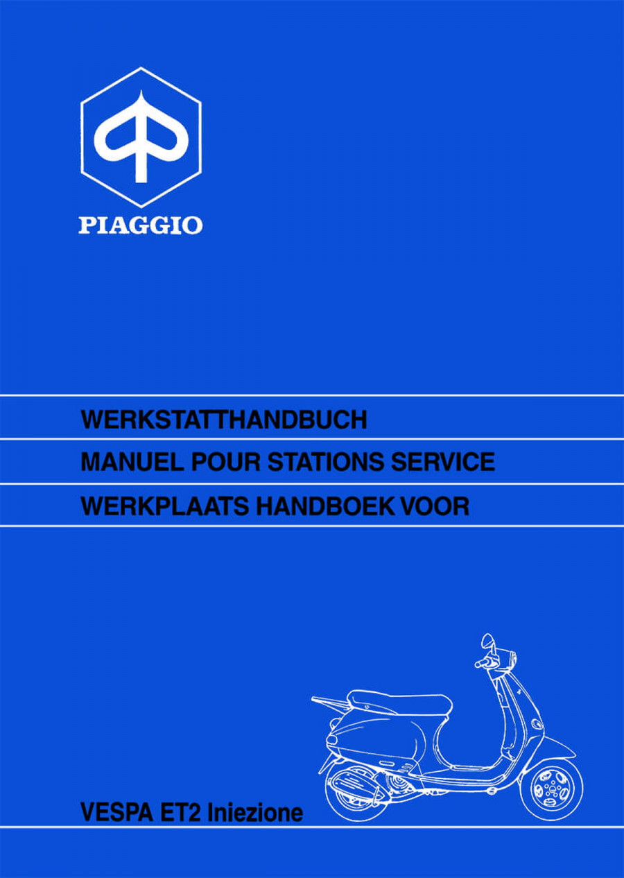 Vespa ET2 Iniezione Reparaturanleitung