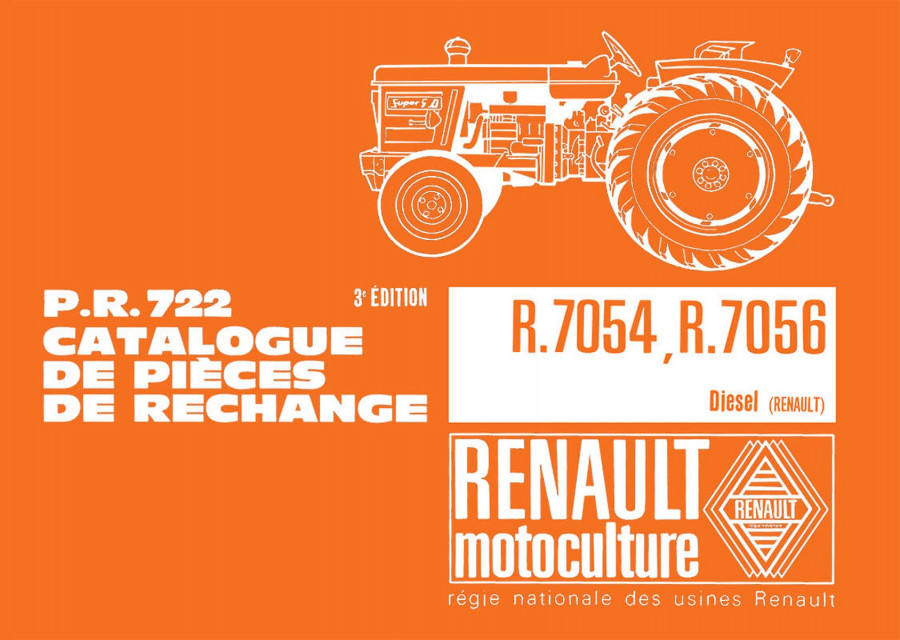 Renault R7054 und R7056 Ersatzteilkatalog