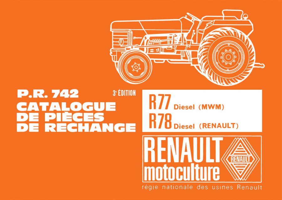 Renault R77 Diesel und R78 Diesel Ersatzteilkatalog
