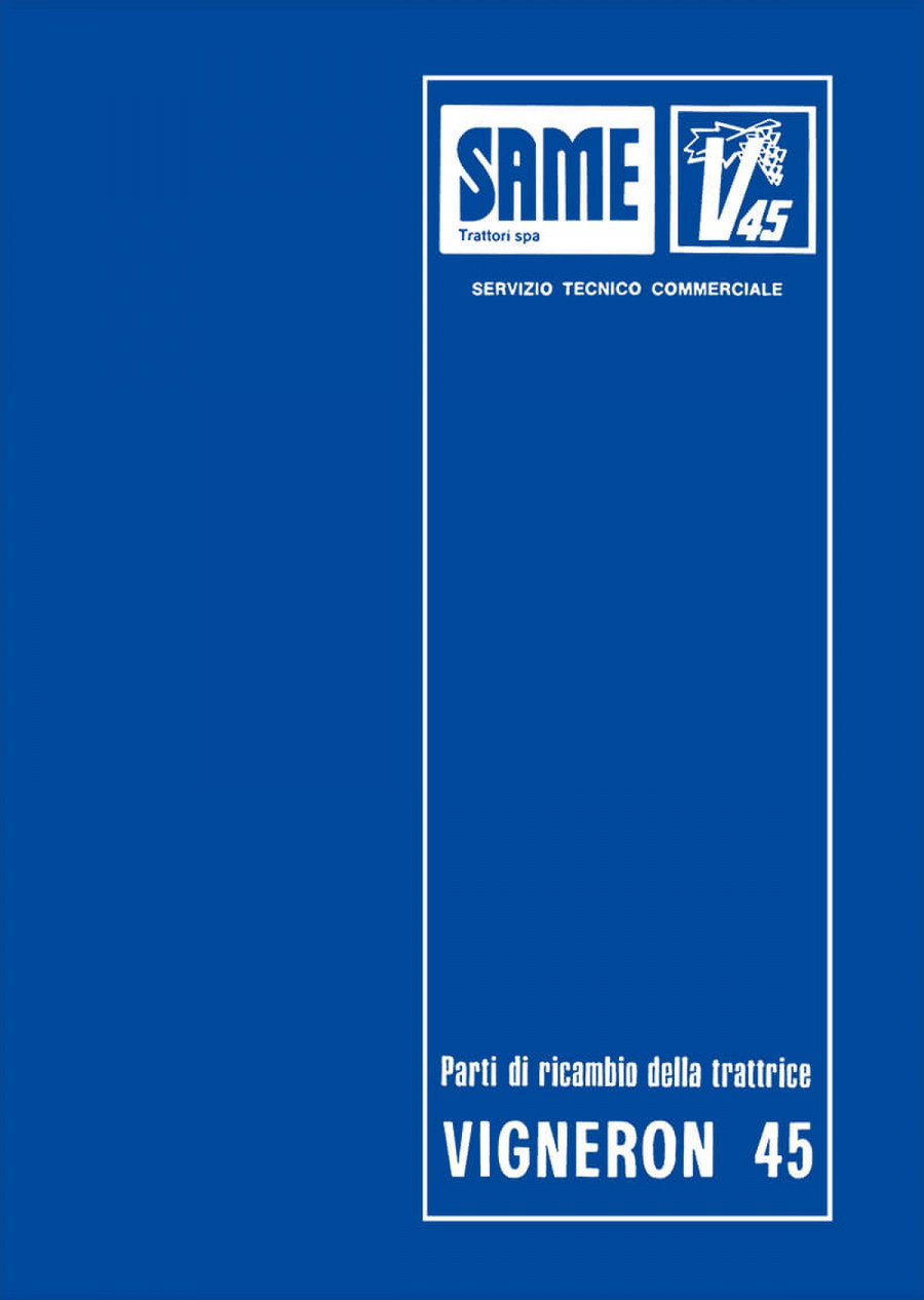 Same Vigneron 45 Ersatzteilkatalog