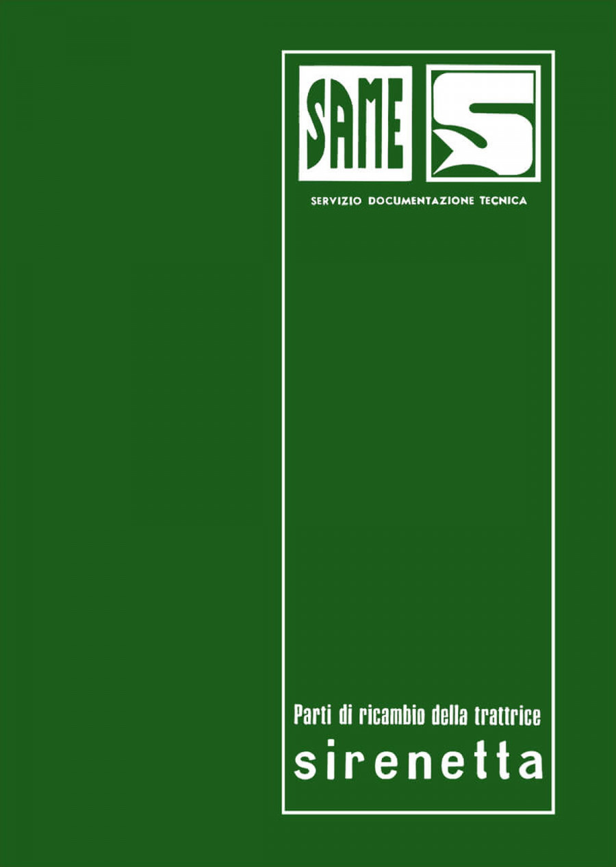 Same Sirenetta Ersatzteilkatalog