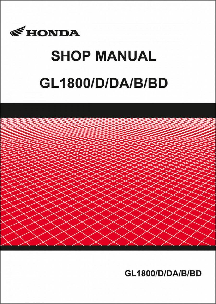 Honda GL1800/D/DA/B/BD Shop Manual