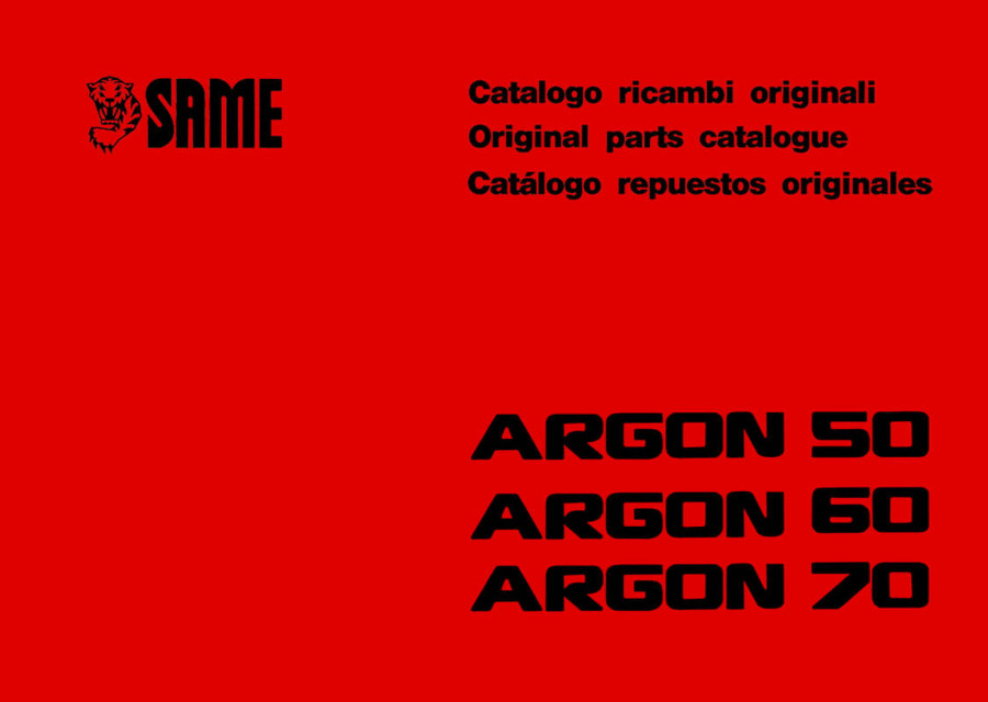 Same Argon 50 60 70 Ersatzteilkatalog