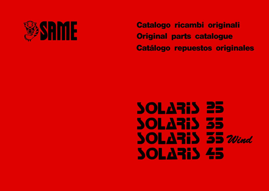Same Solaris 25 35 35 Wind 45 Ersatzteilkatalog