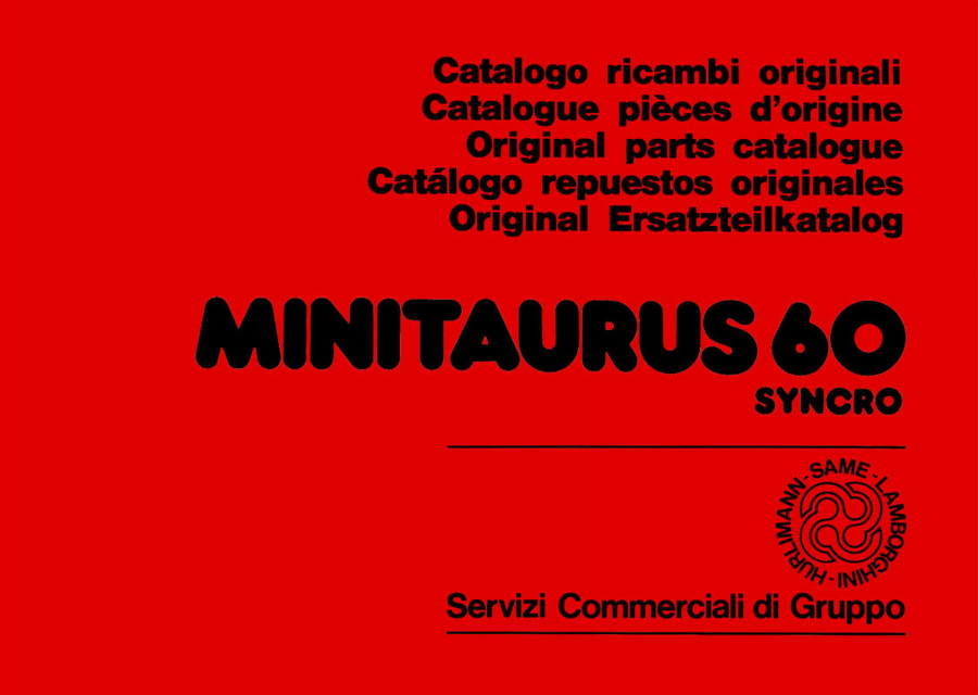 Same Minitaurus 60 Syncro Ersatzteilkatalog