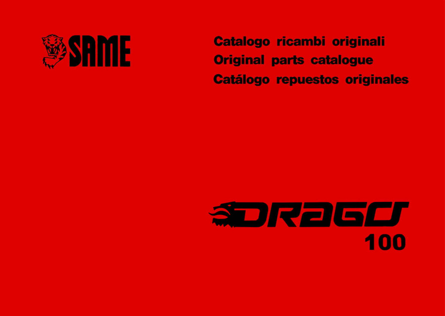 Same Drago 100 Ersatzteilkatalog