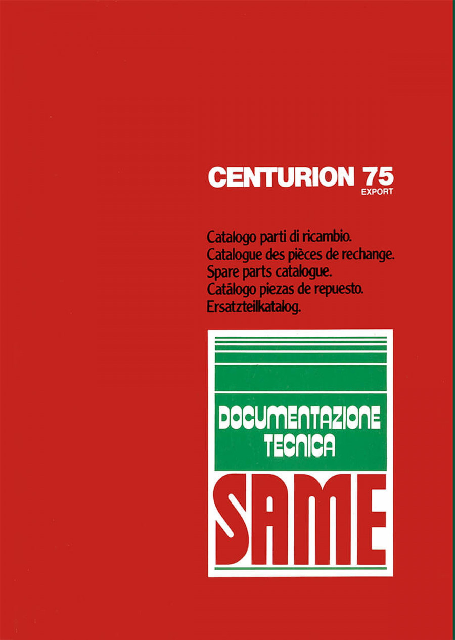 Same Centurion 75 Export Ersatzteilkatalog