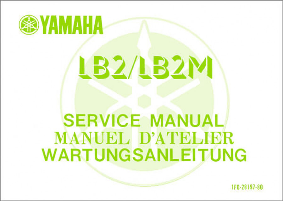 Yamaha LB2 und LB2M Reparaturanleitung