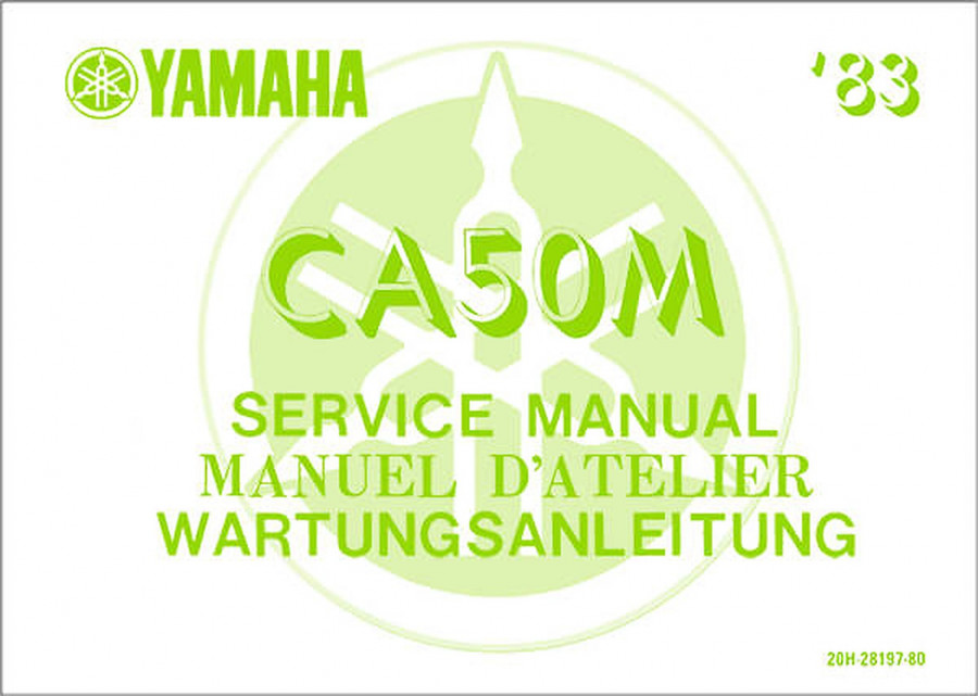 Yamaha CA50M Reparaturanleitung