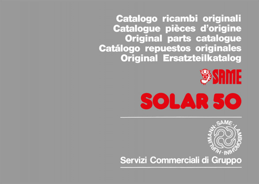 Same Solar 50 Ersatzteilkatalog