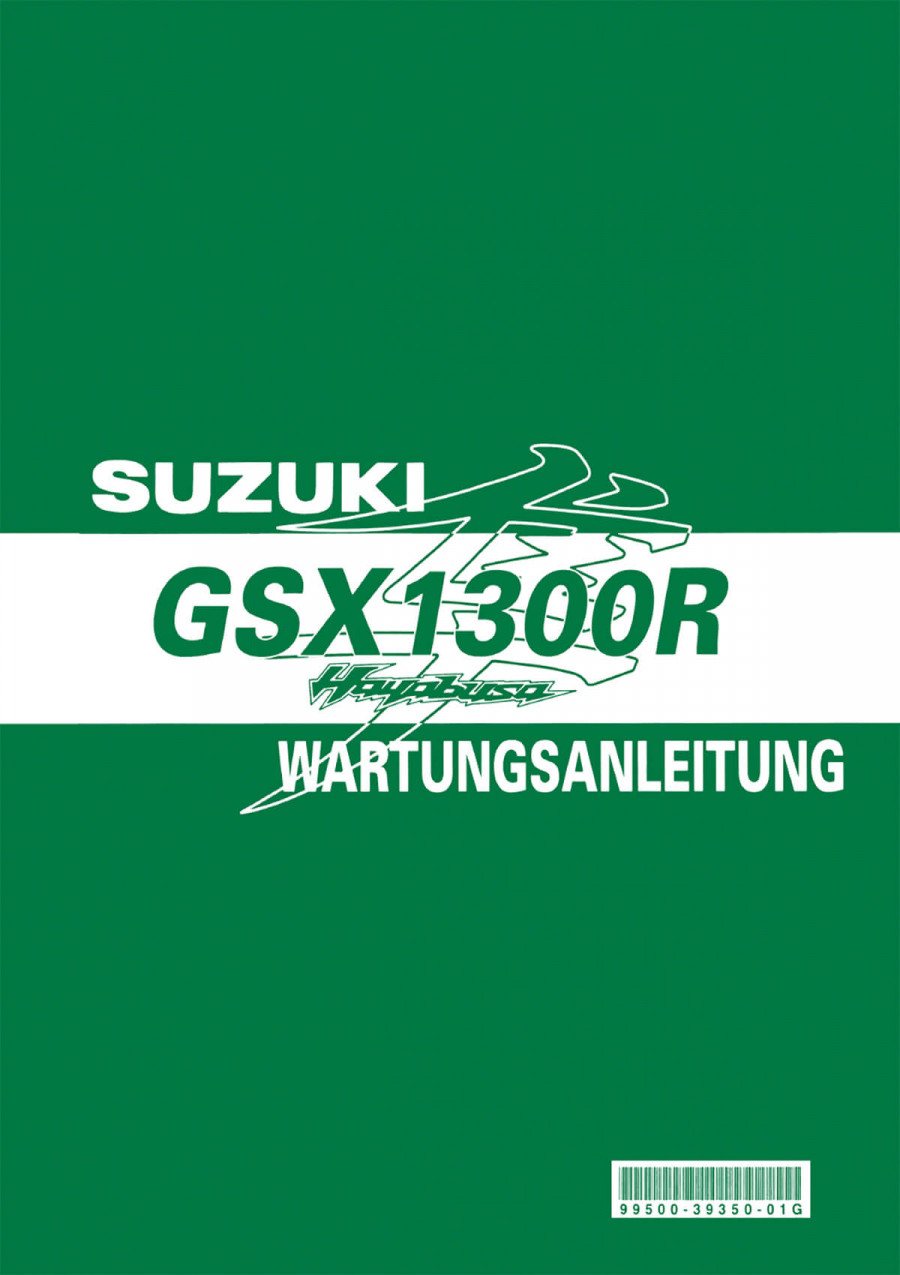 Suzuki GSX1300R Hayabusa Reparaturanleitung