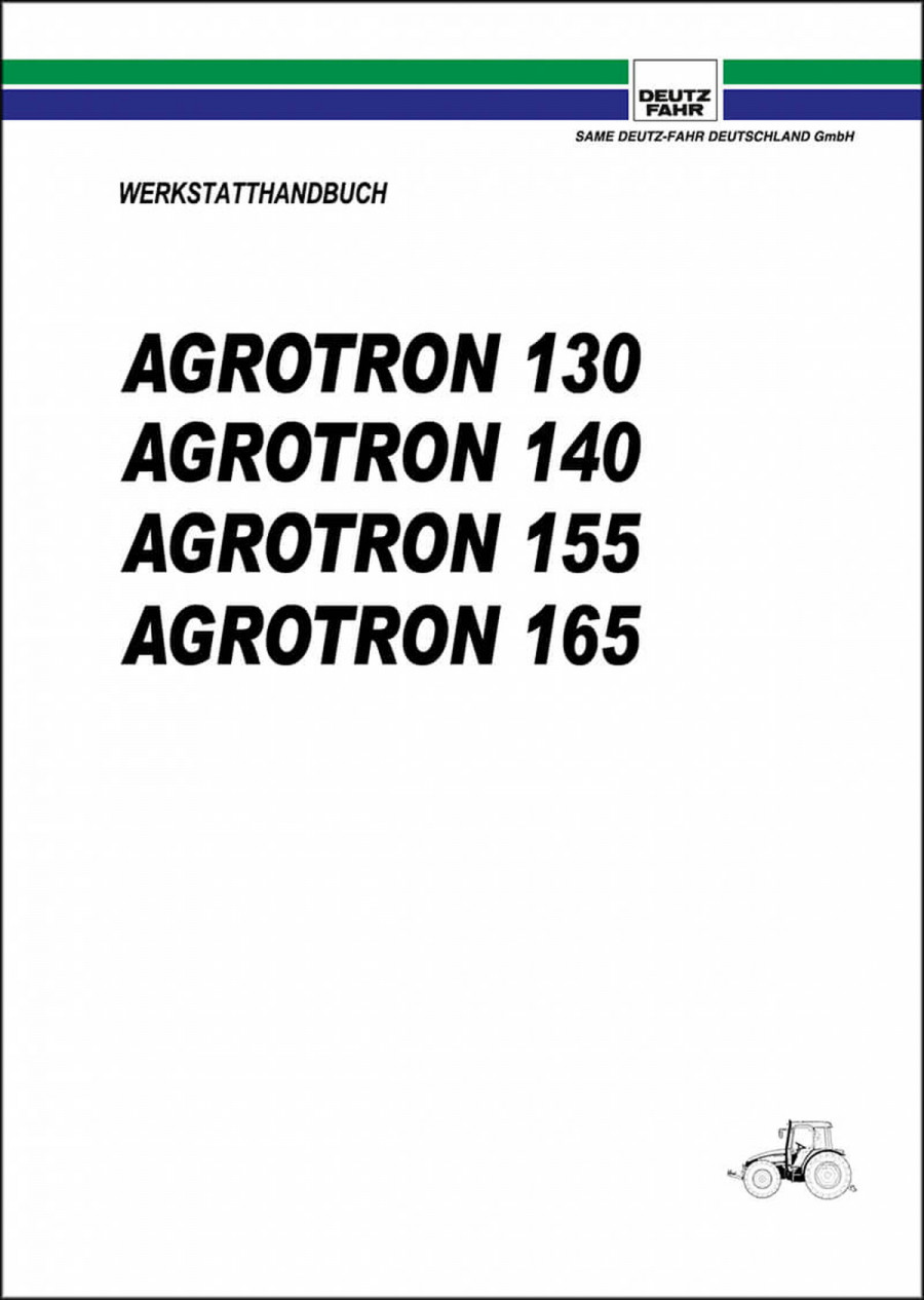 Deutz Fahr Agrotron 130 140 155 165 Reparaturanleitung