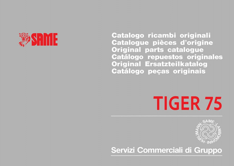 Same Tiger 75 Ersatzteilkatalog