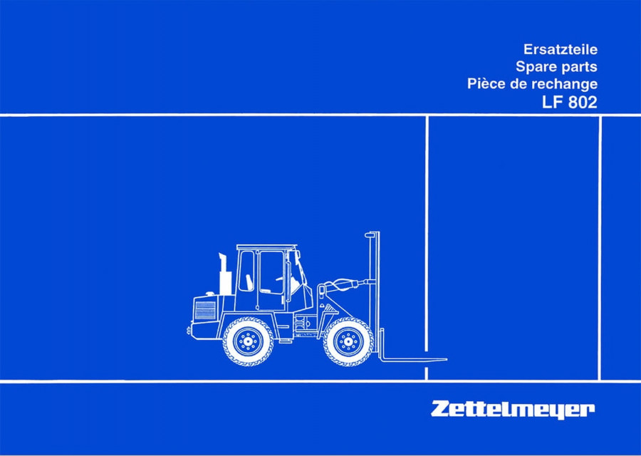 Zettelmeyer LF802 Ersatzteilliste