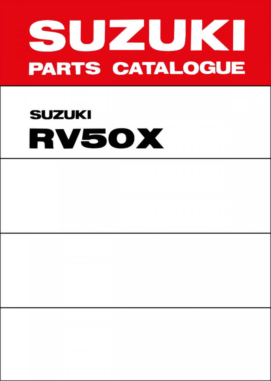 Suzuki RV50 MY1981 Parts Catalogue