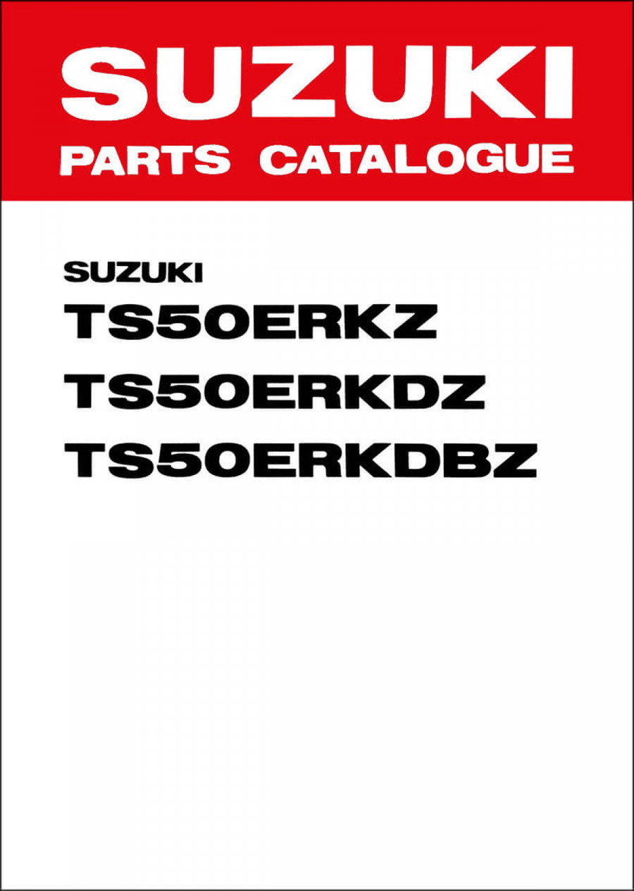 Suzuki TS50ERK Parts Catalogue