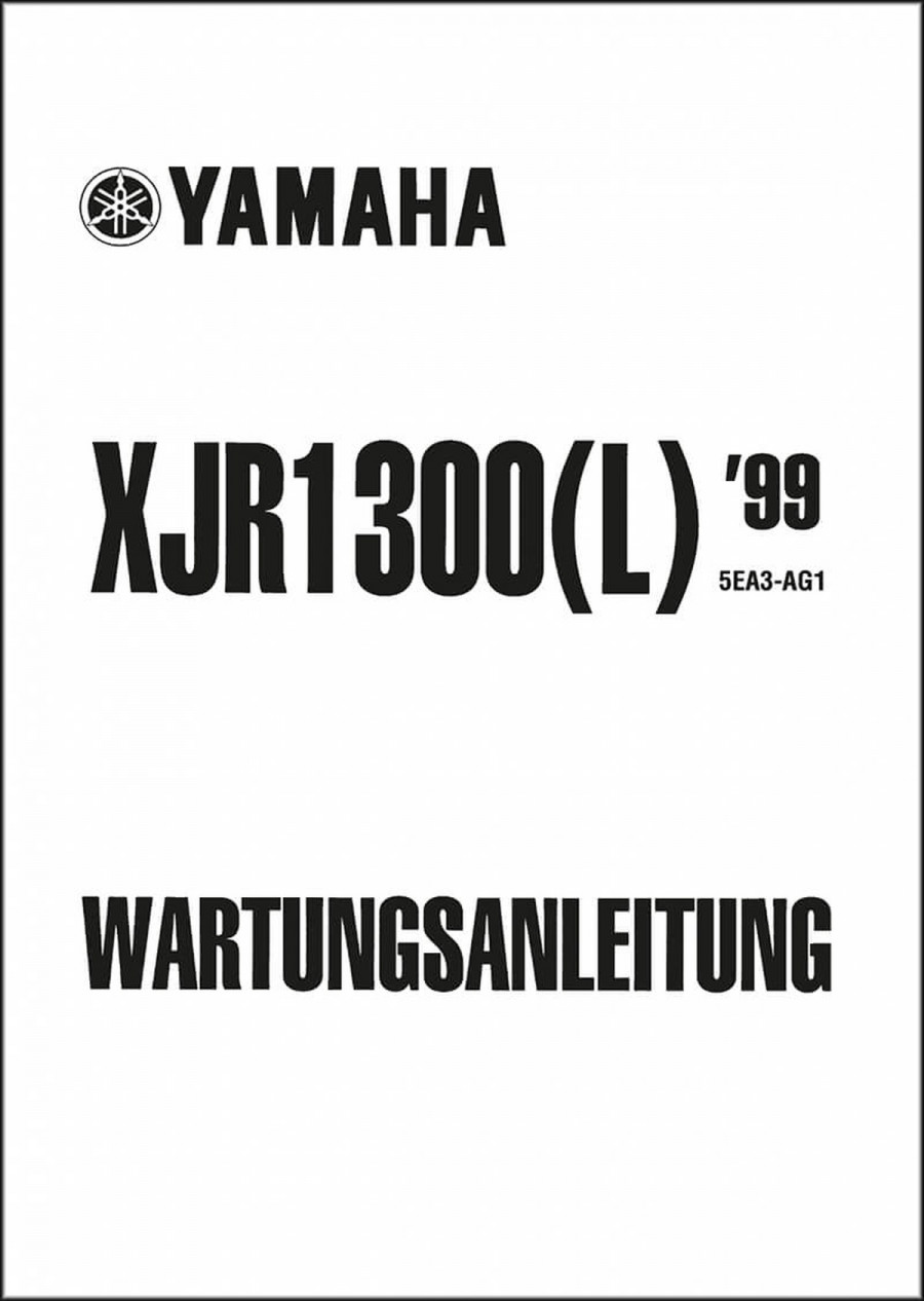 Yamaha XJR1300 (L) Reparaturanleitung
