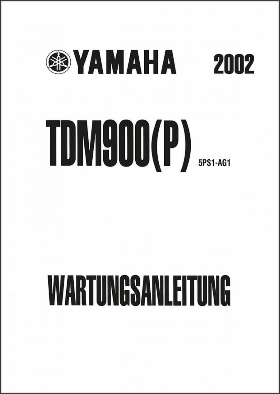 Yamaha TDM900 (P) Reparaturanleitung