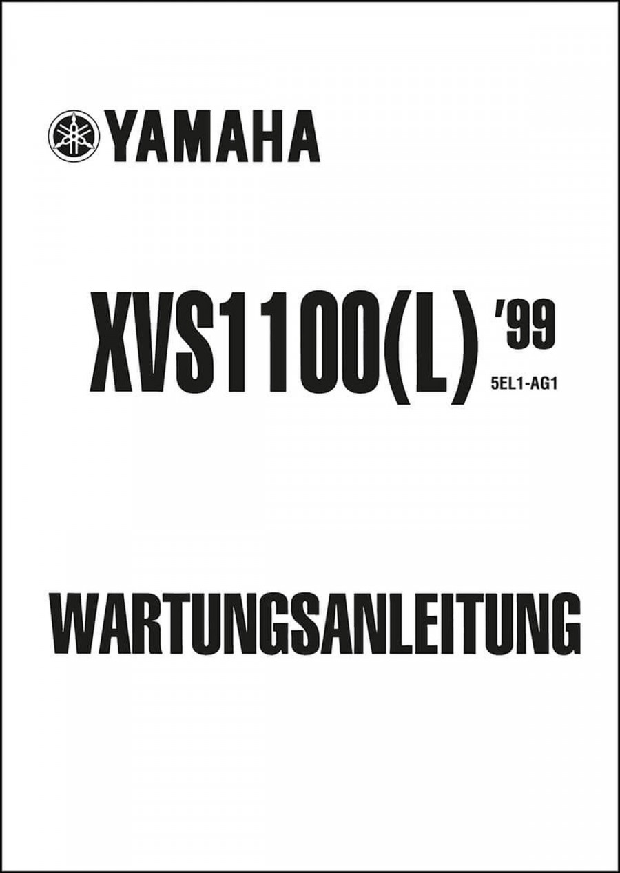 Yamaha XVS1100 (L) Reparaturanleitung