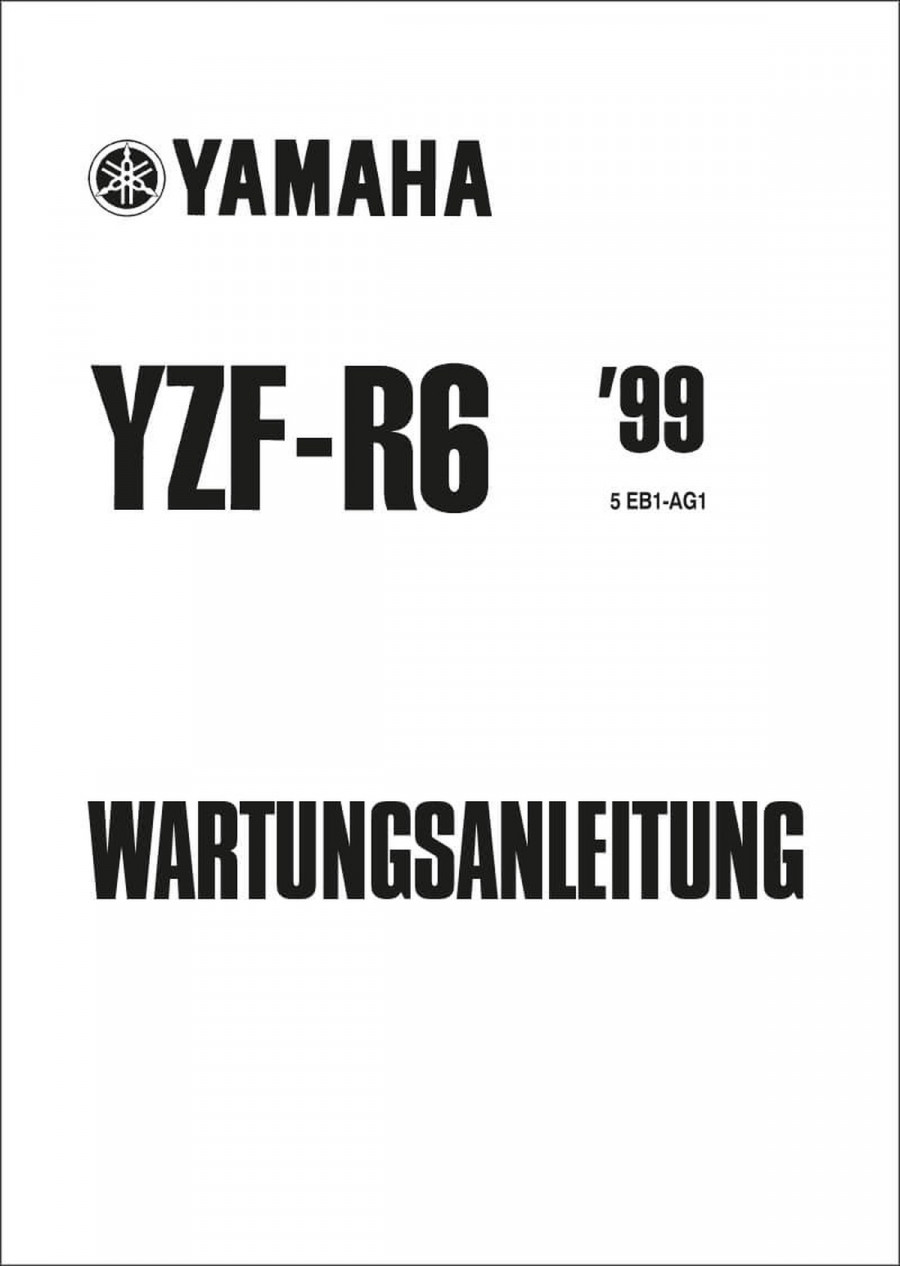 Yamaha YZF-R6 Reparaturanleitung