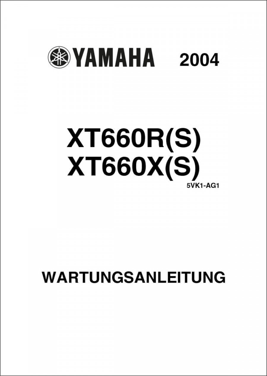 Yamaha XT660R (S) und XT660X (S) Reparaturanleitung