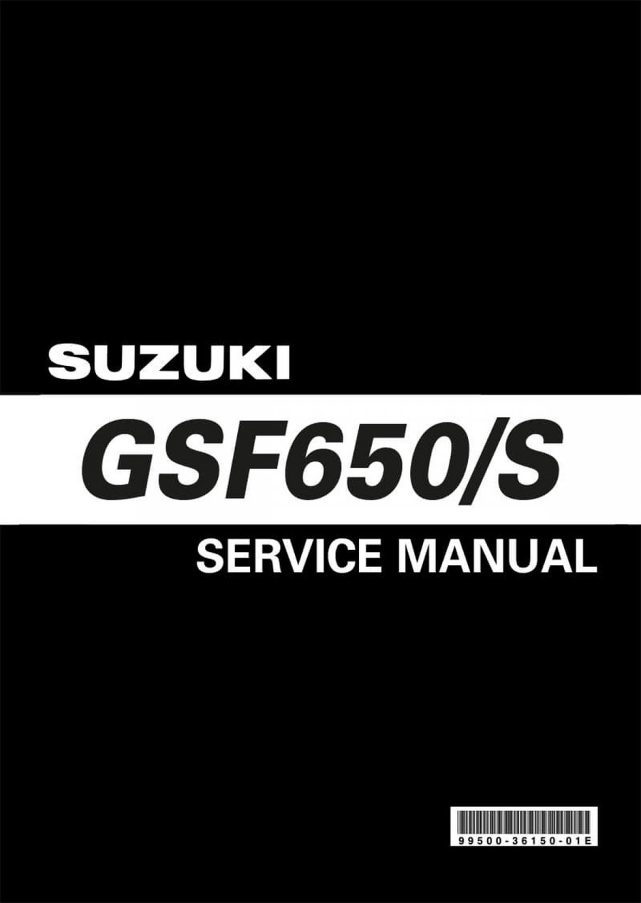 Suzuki GSF600S & GSF600 MY2005 Service Manual