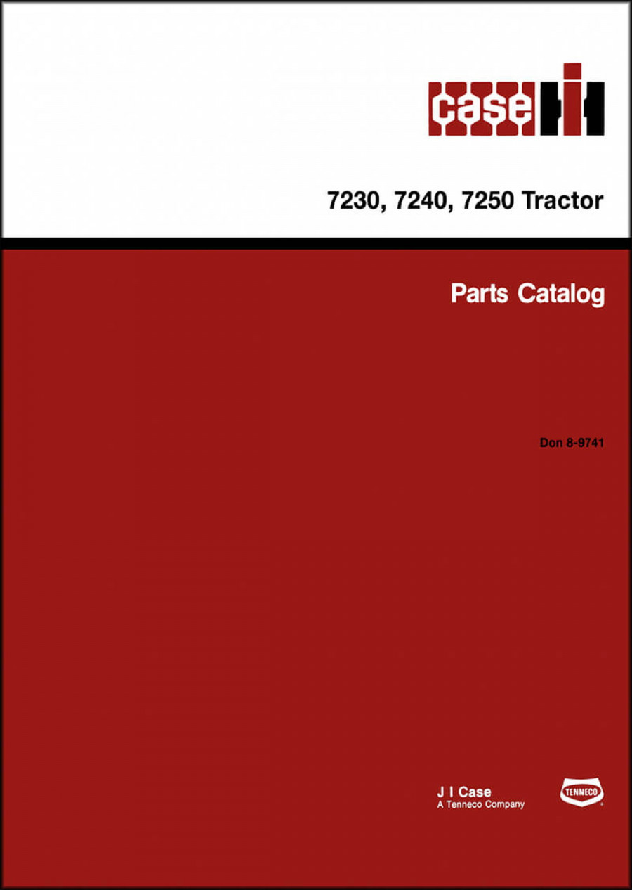 Case 7230 7240 7250 Parts Catalog