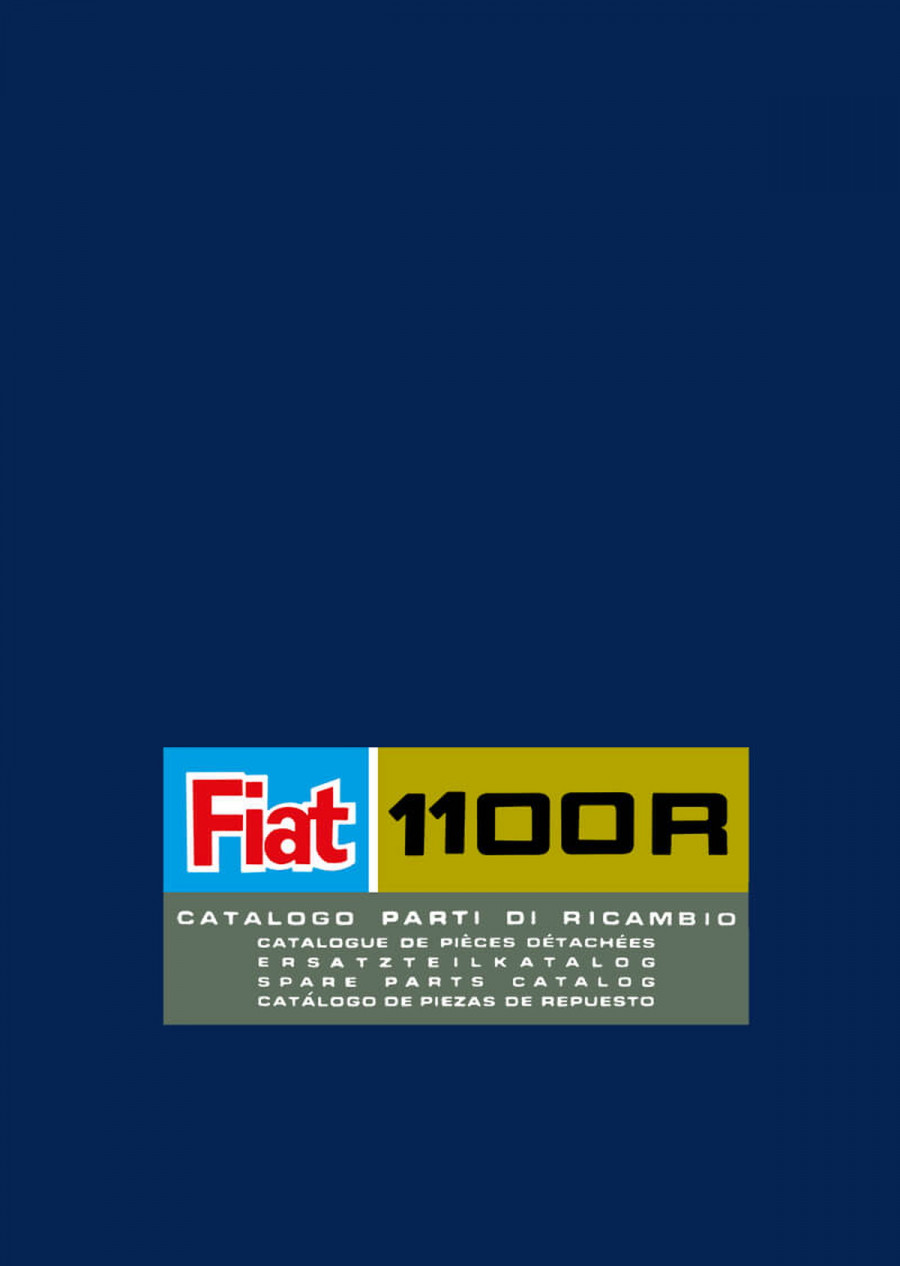 Fiat 1100R Ersatzteilkatalog