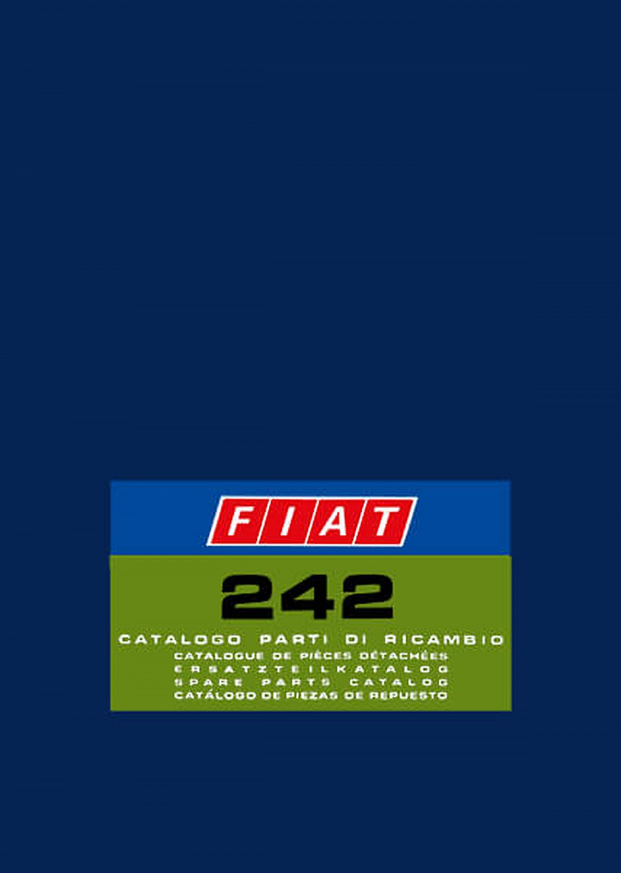Fiat 242 Ersatzteilkatalog