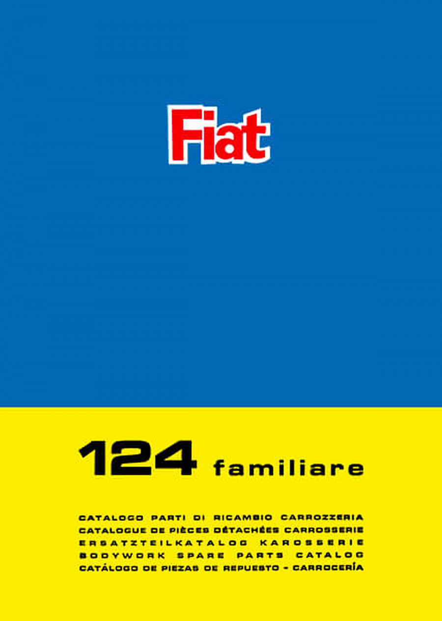 Fiat 124 Familiare Karosserie Ersatzteilkatalog