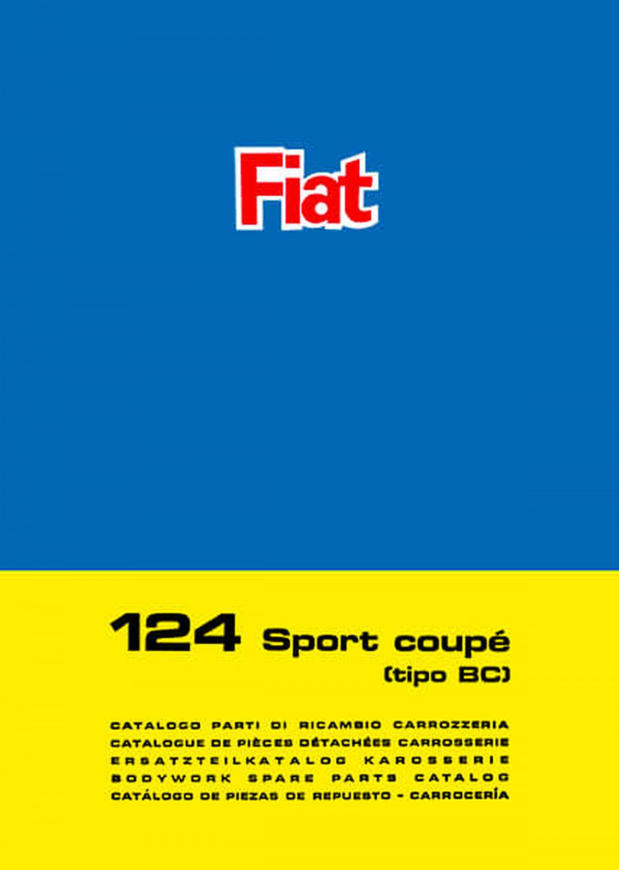 Fiat 124 Sport Coupé (Typ BC) Karosserie Ersatzteilkatalog