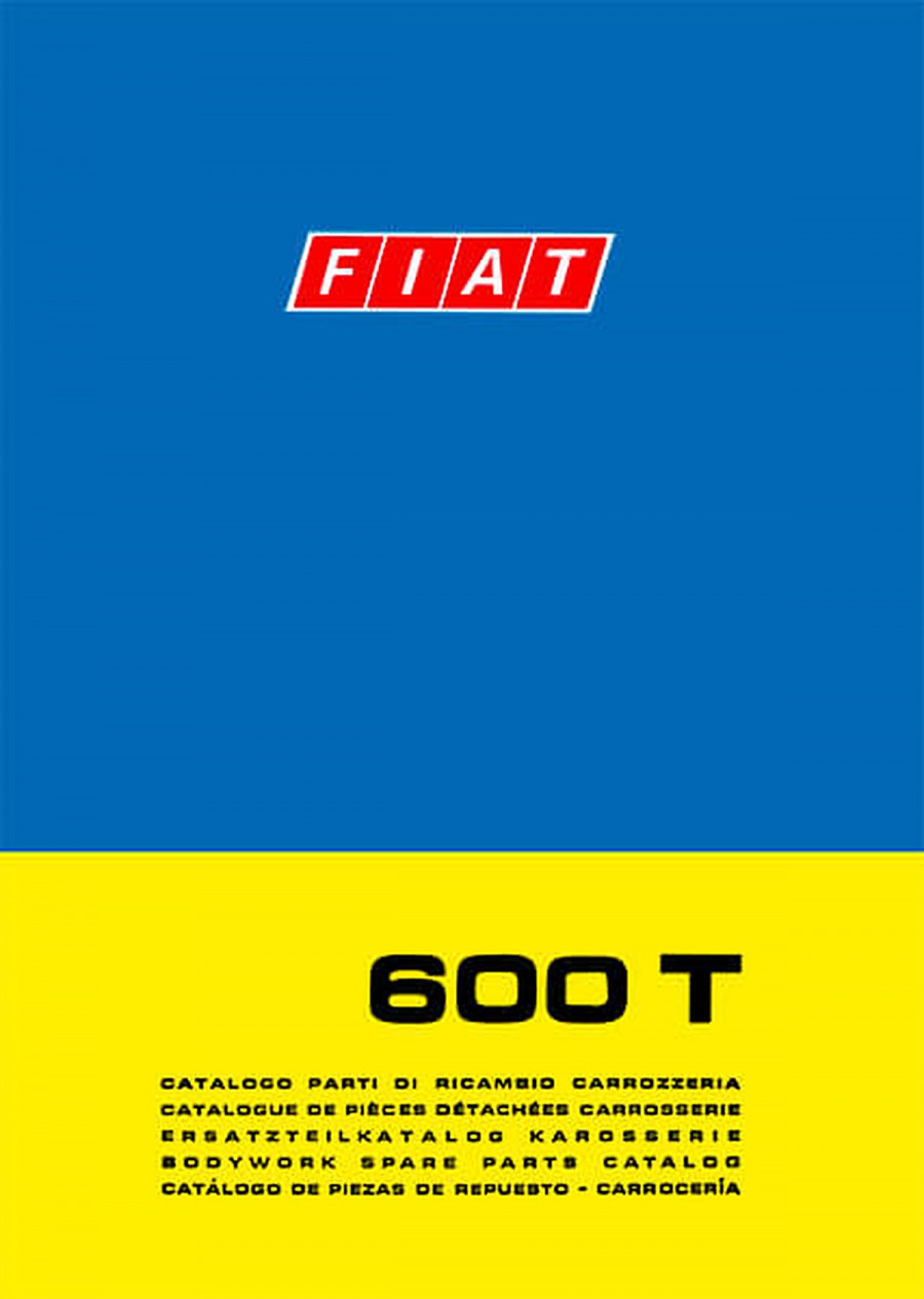 Fiat 600T Karosserie Ersatzteilkatalog