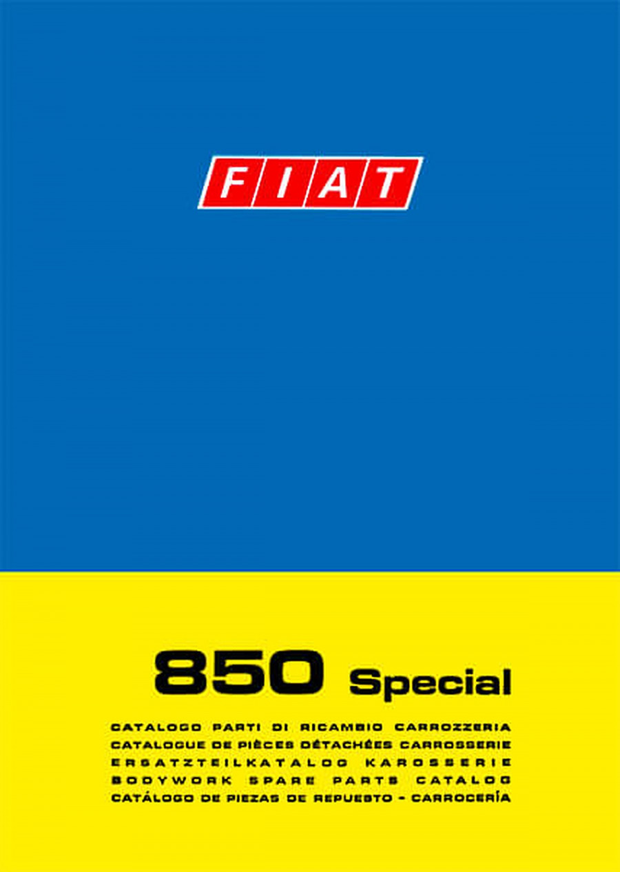 Fiat 850 Special Karosserie Ersatzteilkatalog