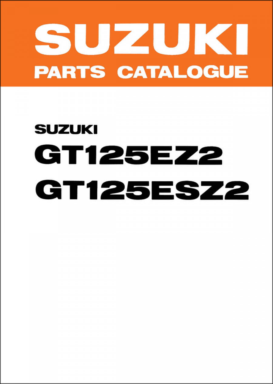 Suzuki GT125E & GT125ES Parts Catalogue