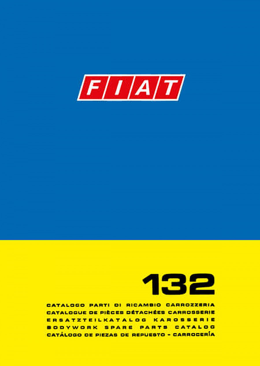 Fiat 132 Karosserie Ersatzteilkatalog