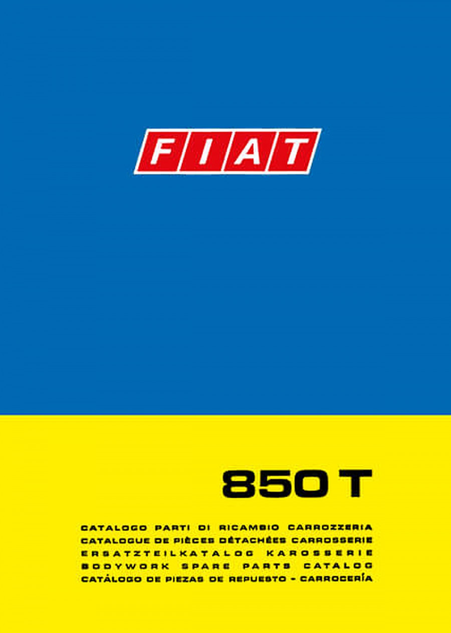 Fiat 850T Karosserie Ersatzteilkatalog